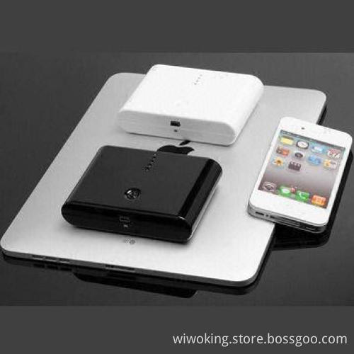12000mAh Large Capacity Portable Power Bank with LED Lamp, Two USB Outputs for iPhone/iPad